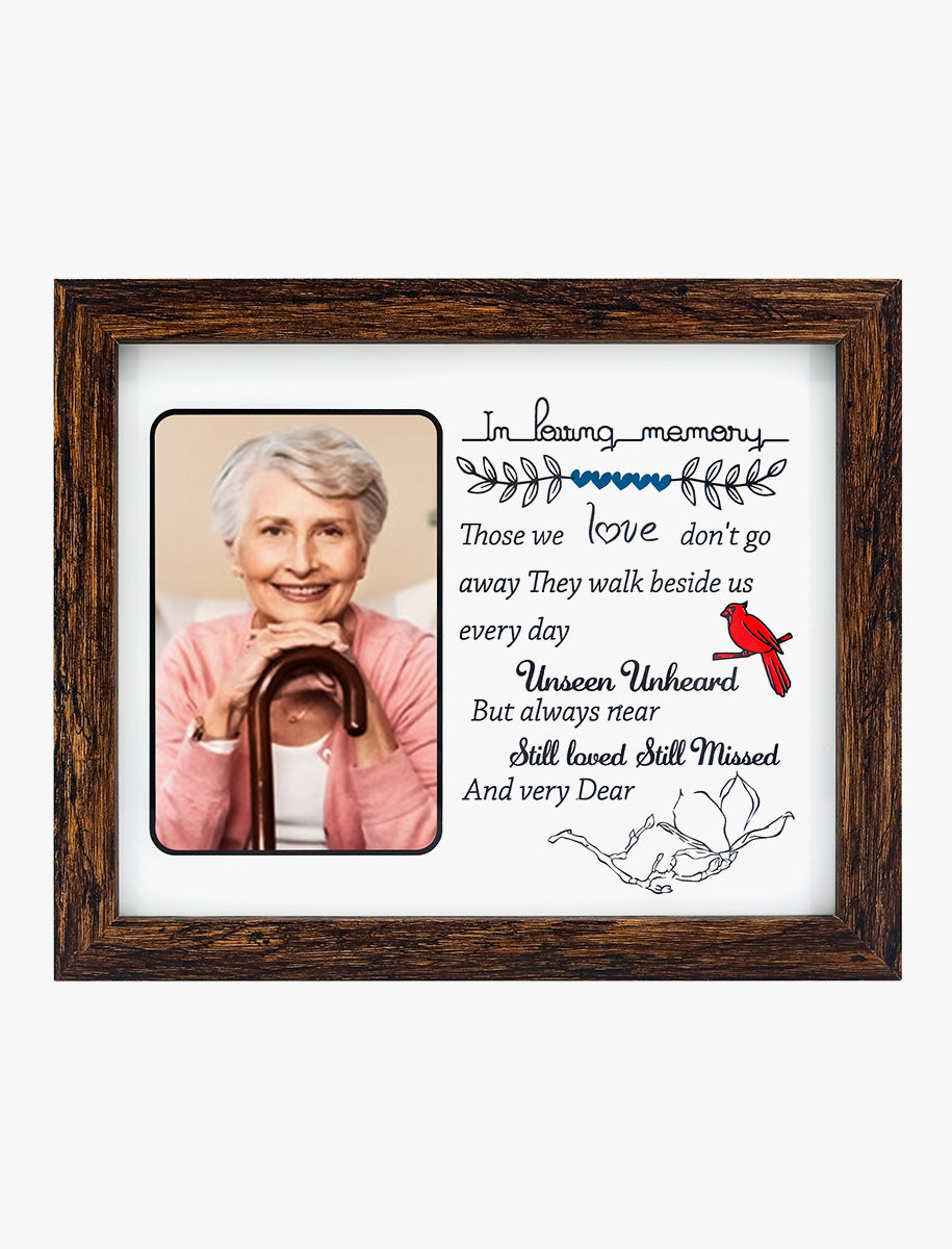LED Memorial Shadow Box Frame For  4x6 Picture - 2 Colors Available