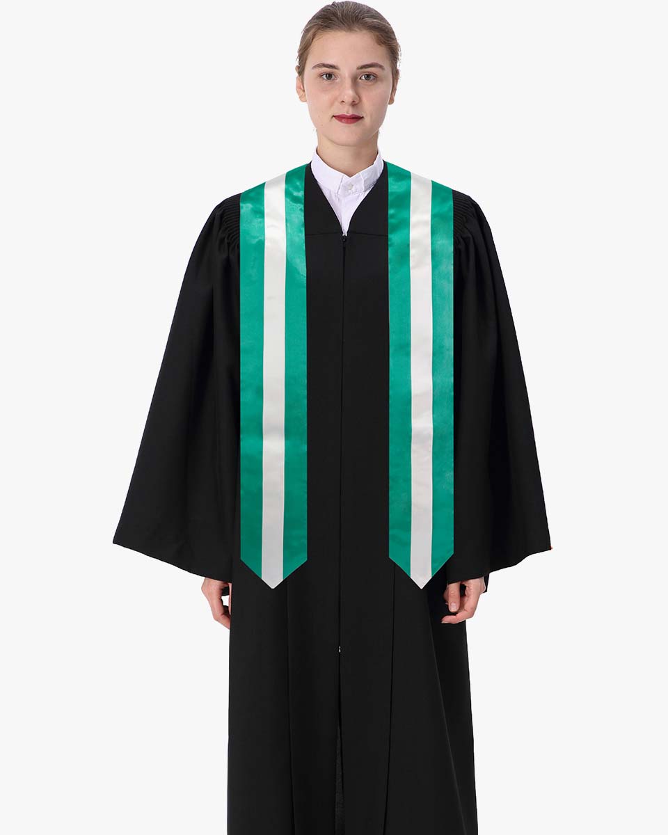 18 Country Flag Graduation Stoles Embroidery Sashes for Study Aboard International Students