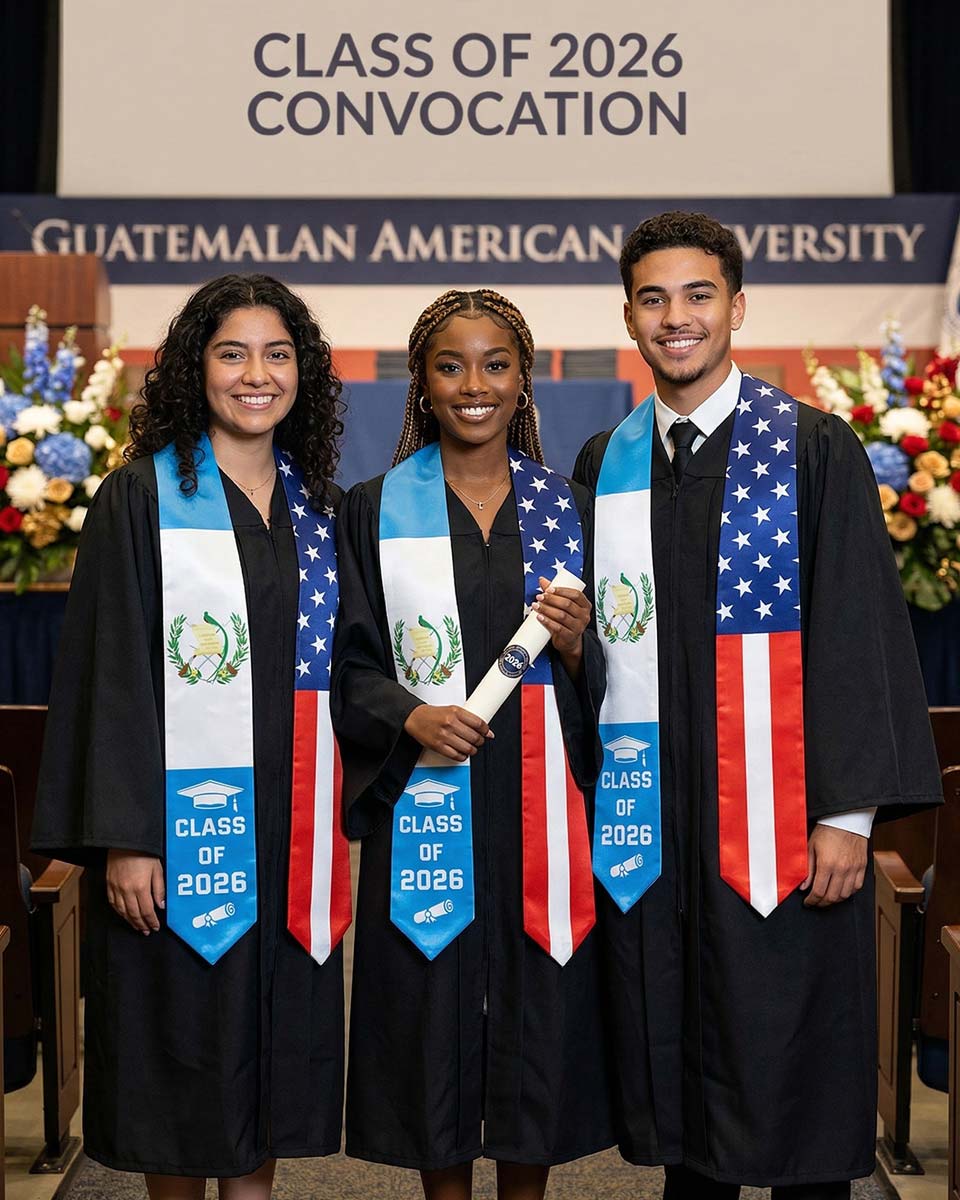 Class of 2026 Printed Flag Graduation Stole 72" - 8 Styles Available
