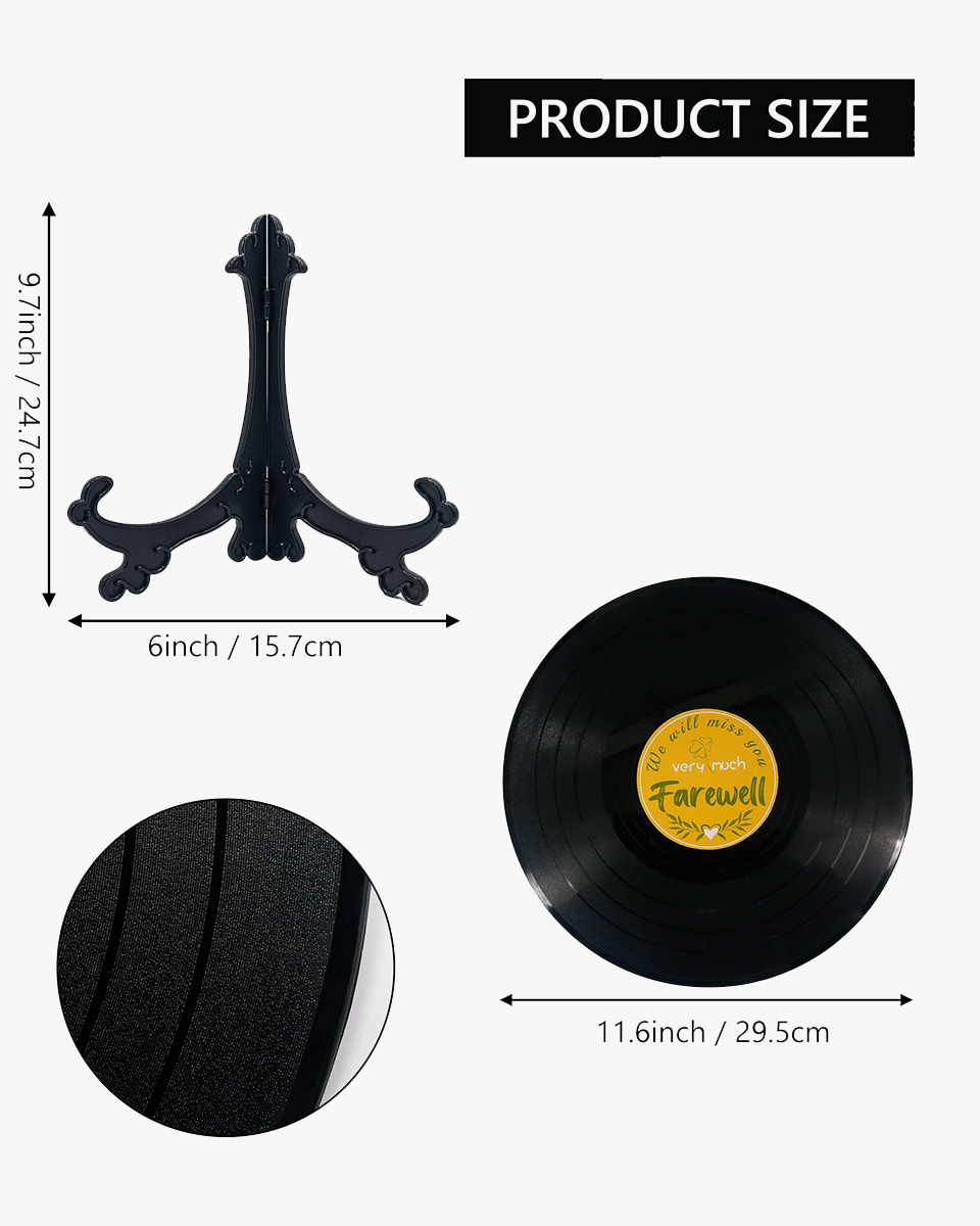 Vinyl Record Sign Poster Guest Book with Pens & Stickers - 3 Styles Available