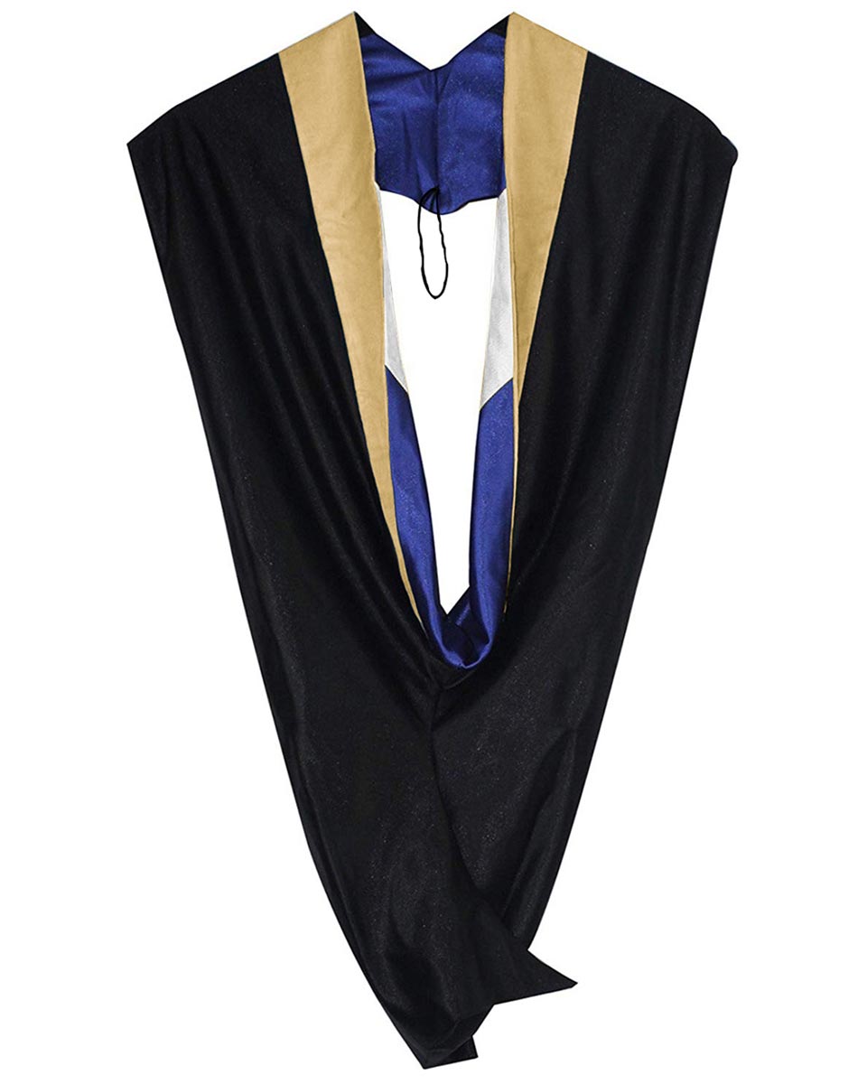 Deluxe Bachelor Hood - 15 Color Combinations Available