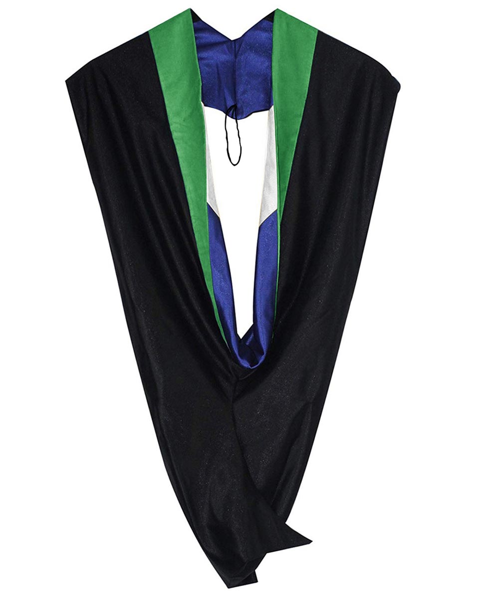 Deluxe Bachelor Hood - 15 Color Combinations Available