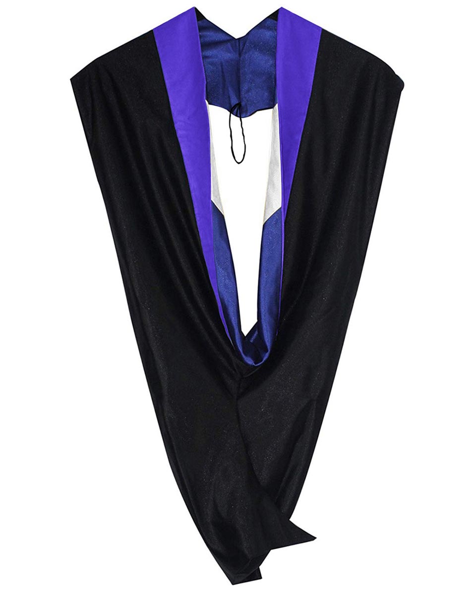 Deluxe Bachelor Hood - 15 Color Combinations Available