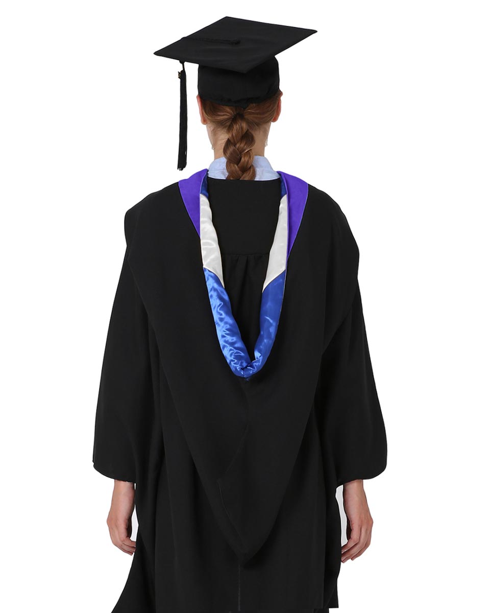 Deluxe Bachelor Hood - 15 Color Combinations Available