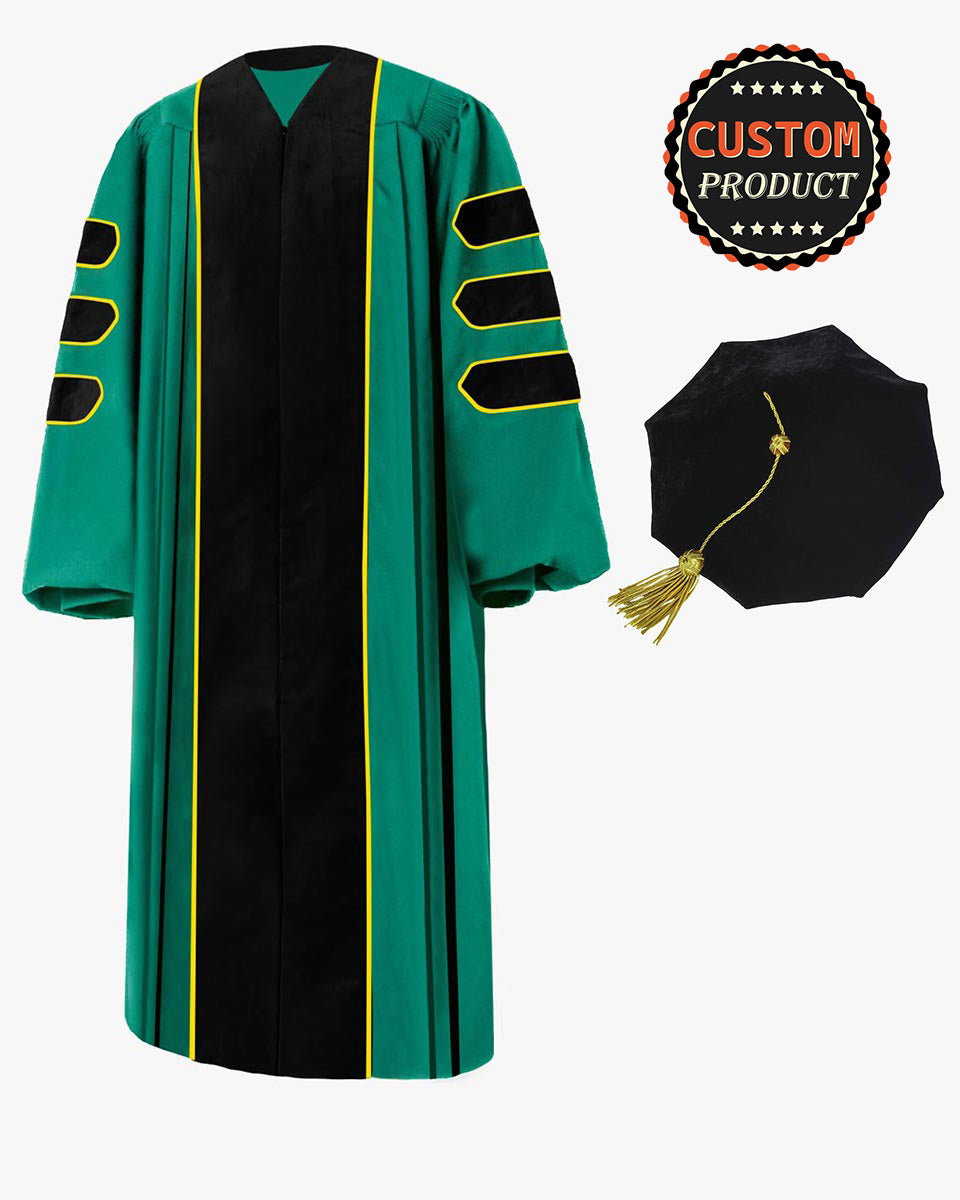 Custom Deluxe Doctoral Gown & Tam Package