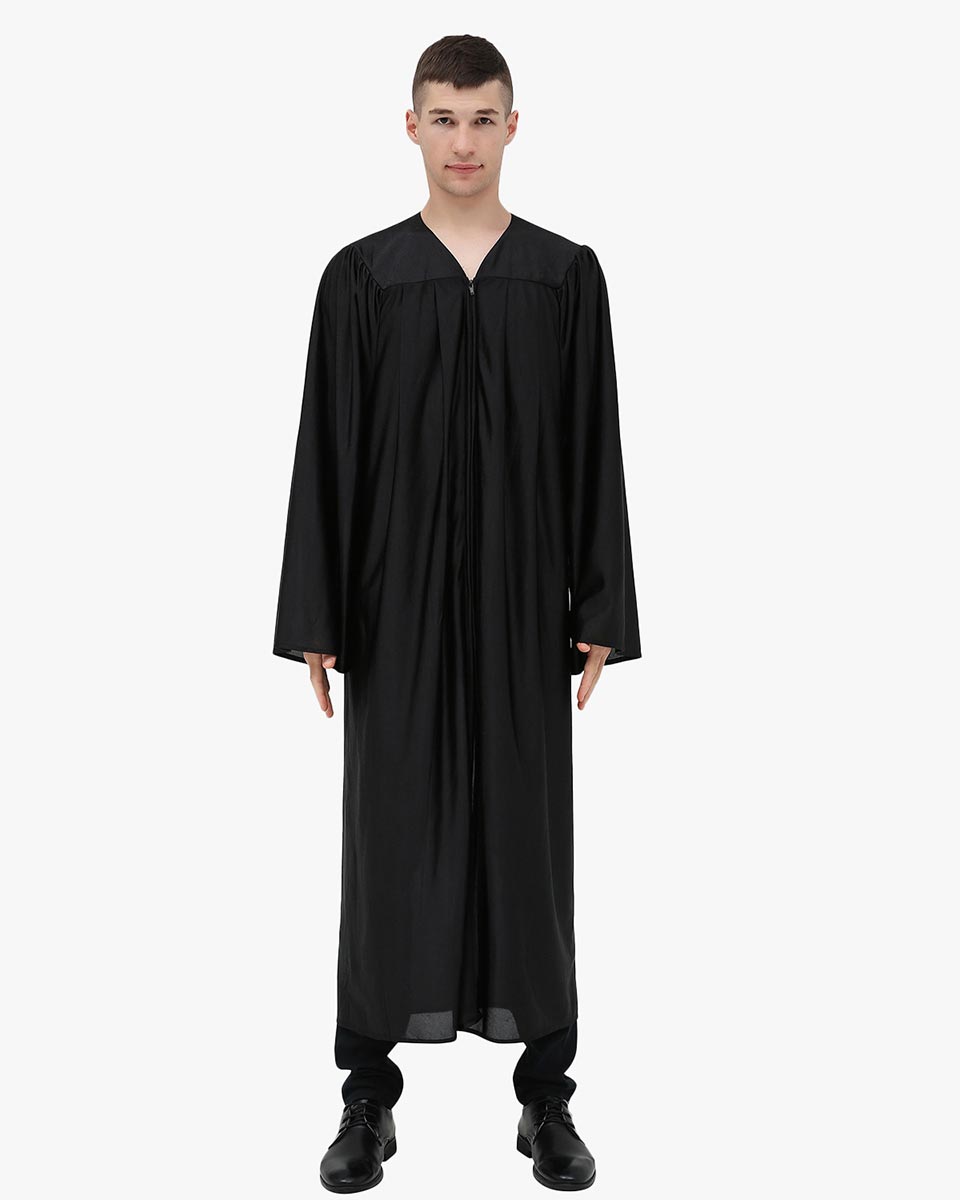 High School Economy Shiny Graduation Gown Only - 12 Colors Available