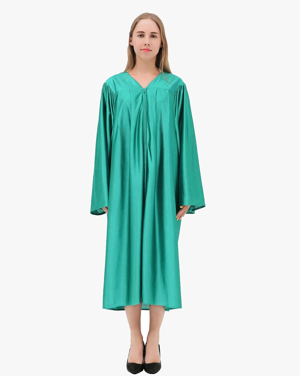 High School Economy Shiny Graduation Gown Only - 12 Colors Available