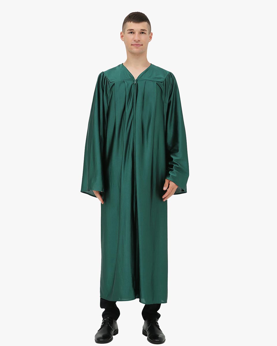 High School Economy Shiny Graduation Gown Only - 12 Colors Available