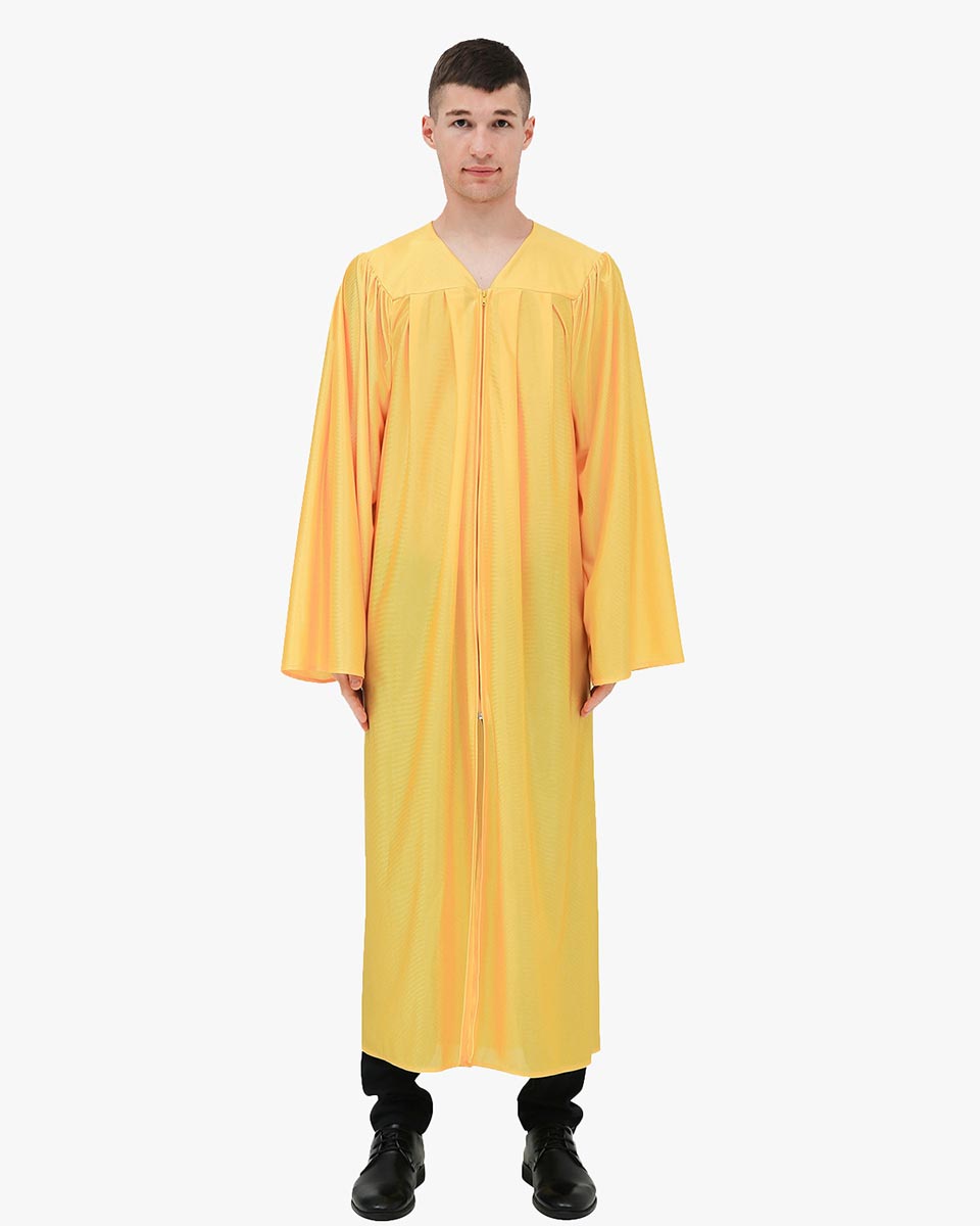 High School Economy Shiny Graduation Gown Only - 12 Colors Available