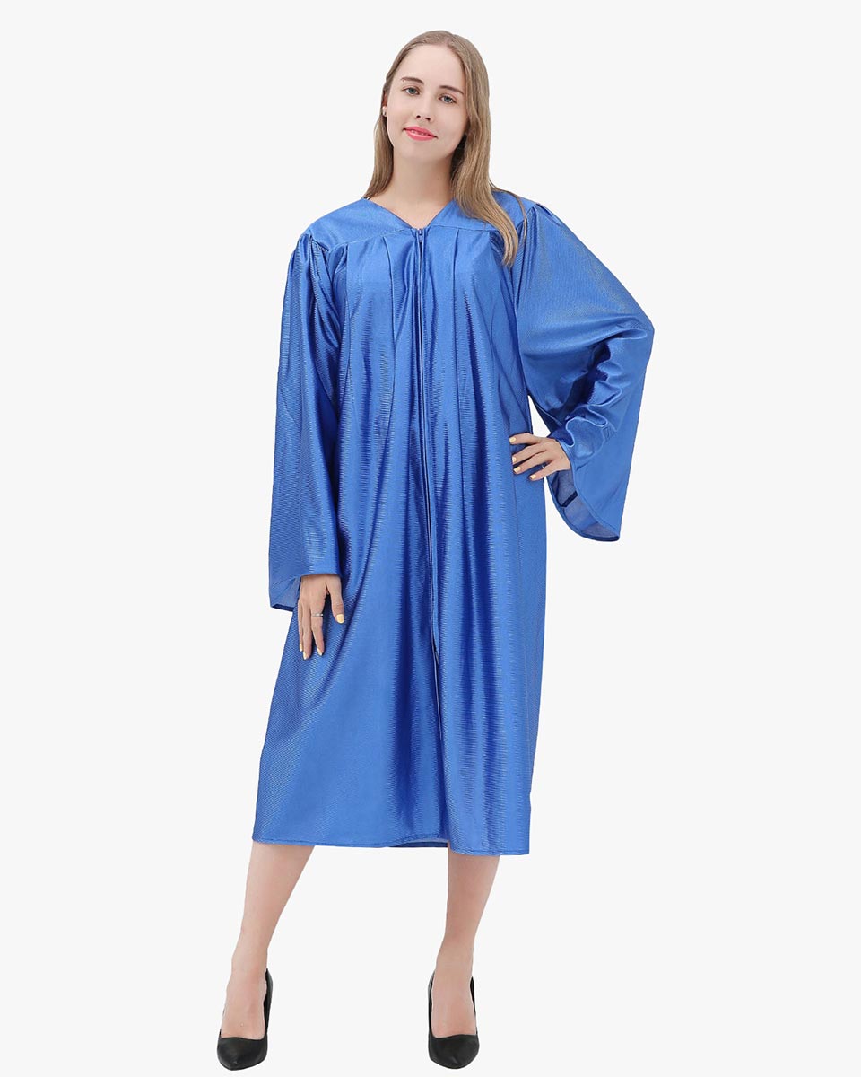 High School Economy Shiny Graduation Gown Only - 12 Colors Available