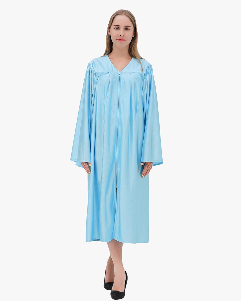 High School Economy Shiny Graduation Gown Only - 12 Colors Available