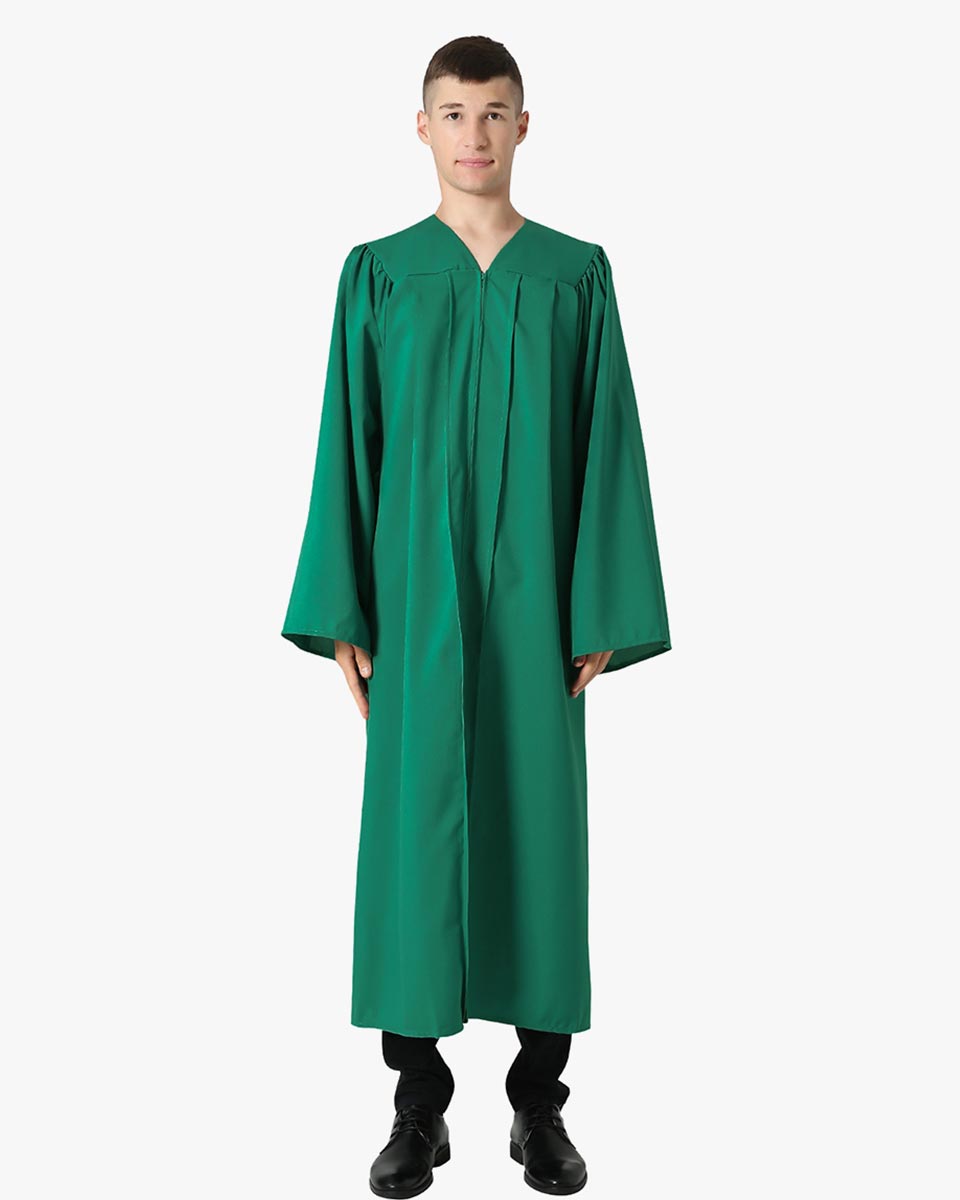 High School Premium Matte Graduation Gown Only - 12 Colors Available