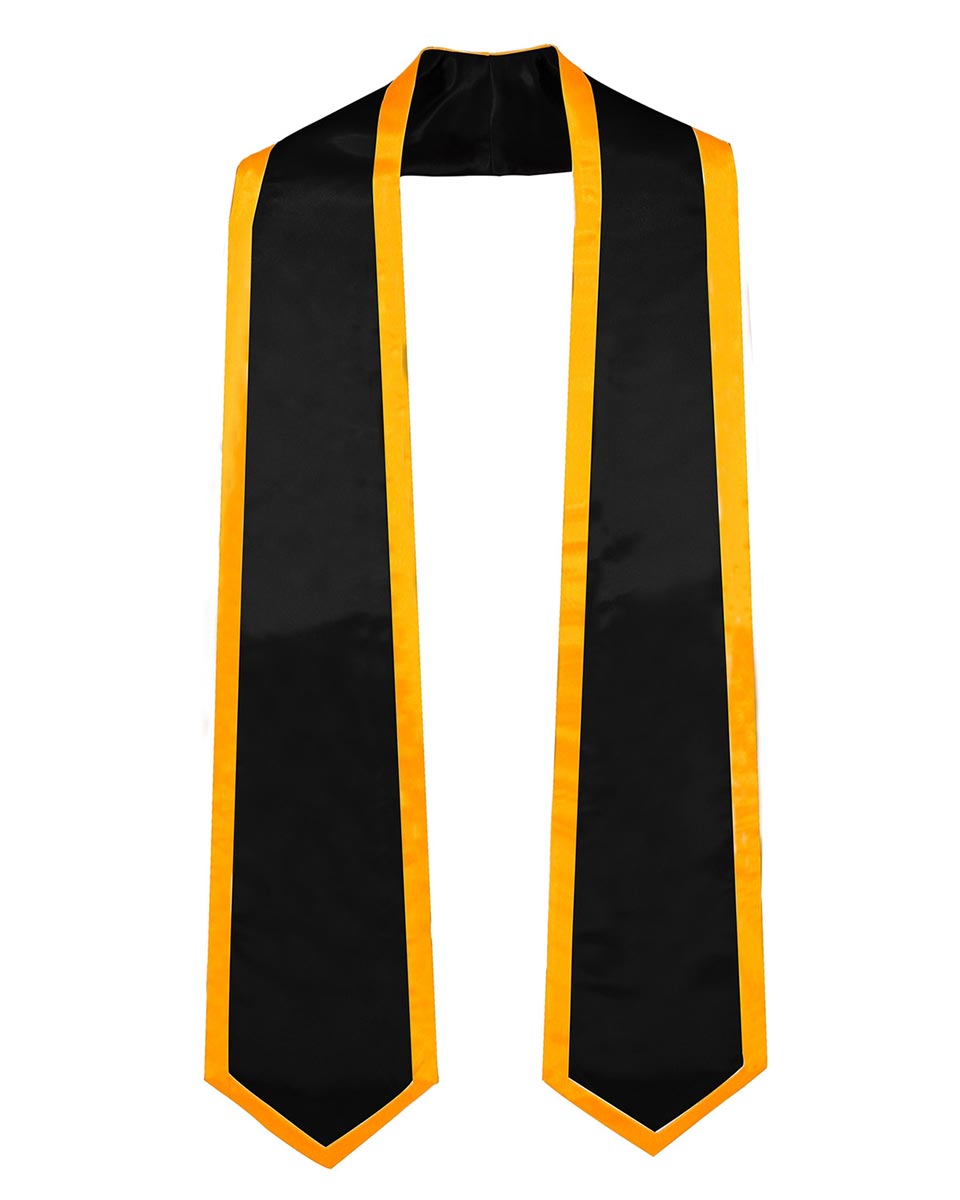 Graduation Stoles Classic End With Trim - 11 Colors Available