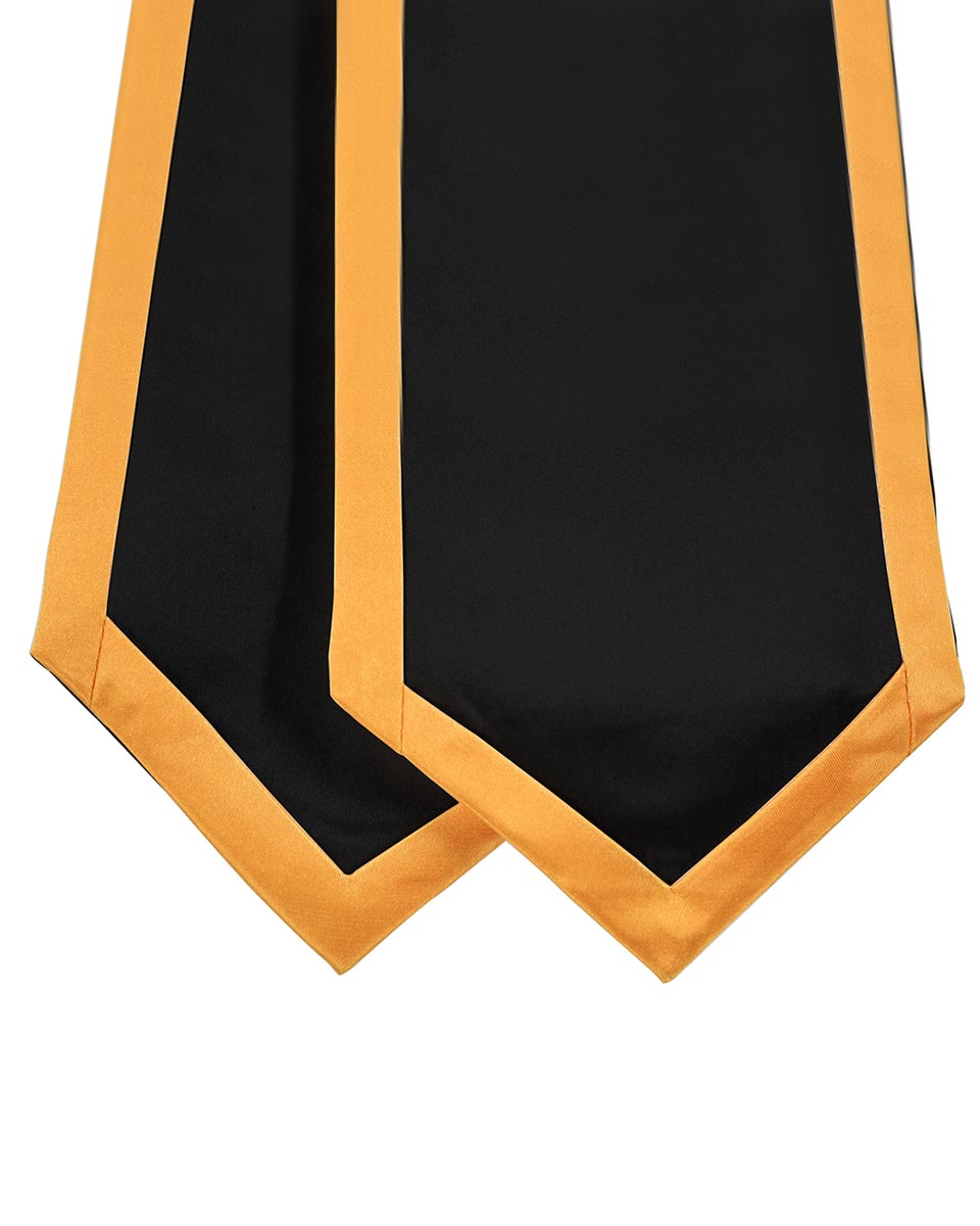 Graduation Stoles Classic End With Trim - 11 Colors Available