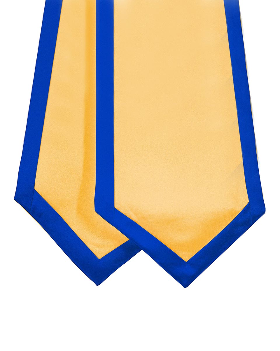 Graduation Stoles Classic End With Trim - 11 Colors Available