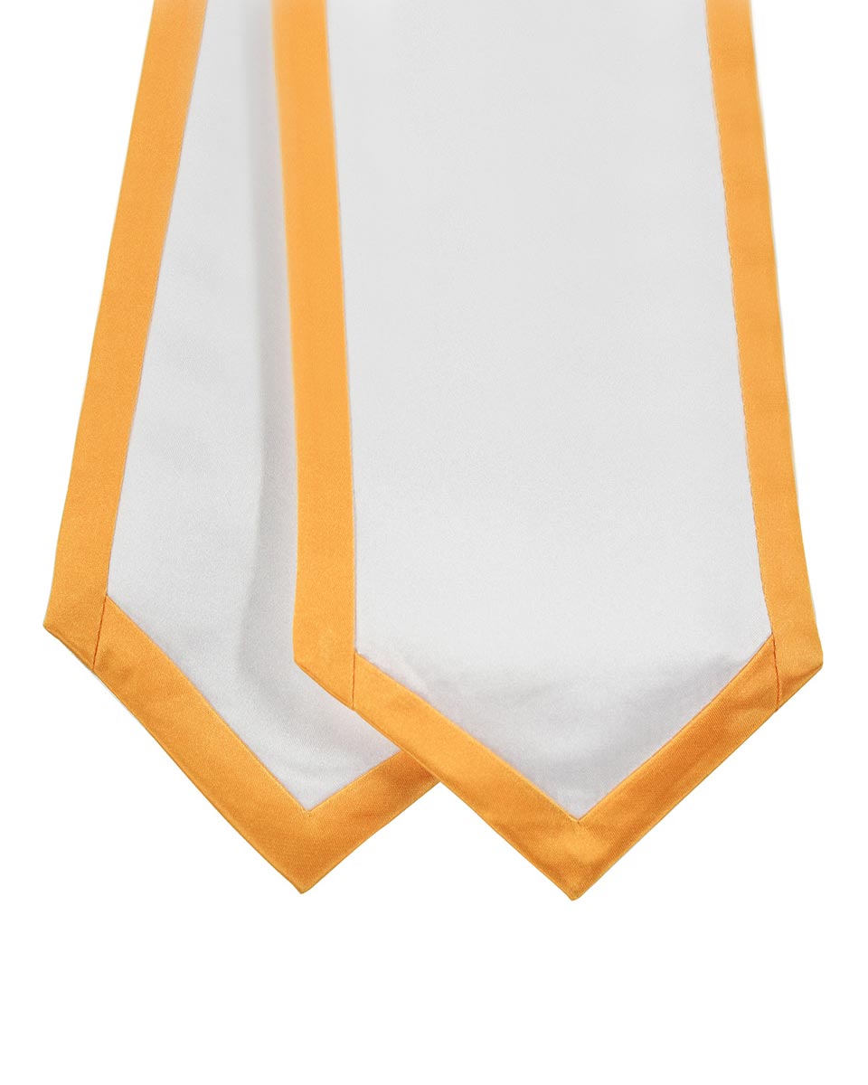 Graduation Stoles Classic End With Trim - 11 Colors Available