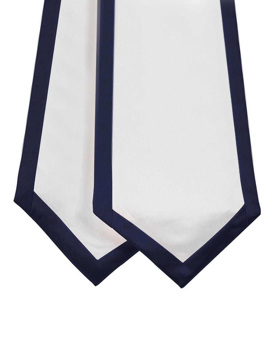 Graduation Stoles Classic End With Trim - 11 Colors Available