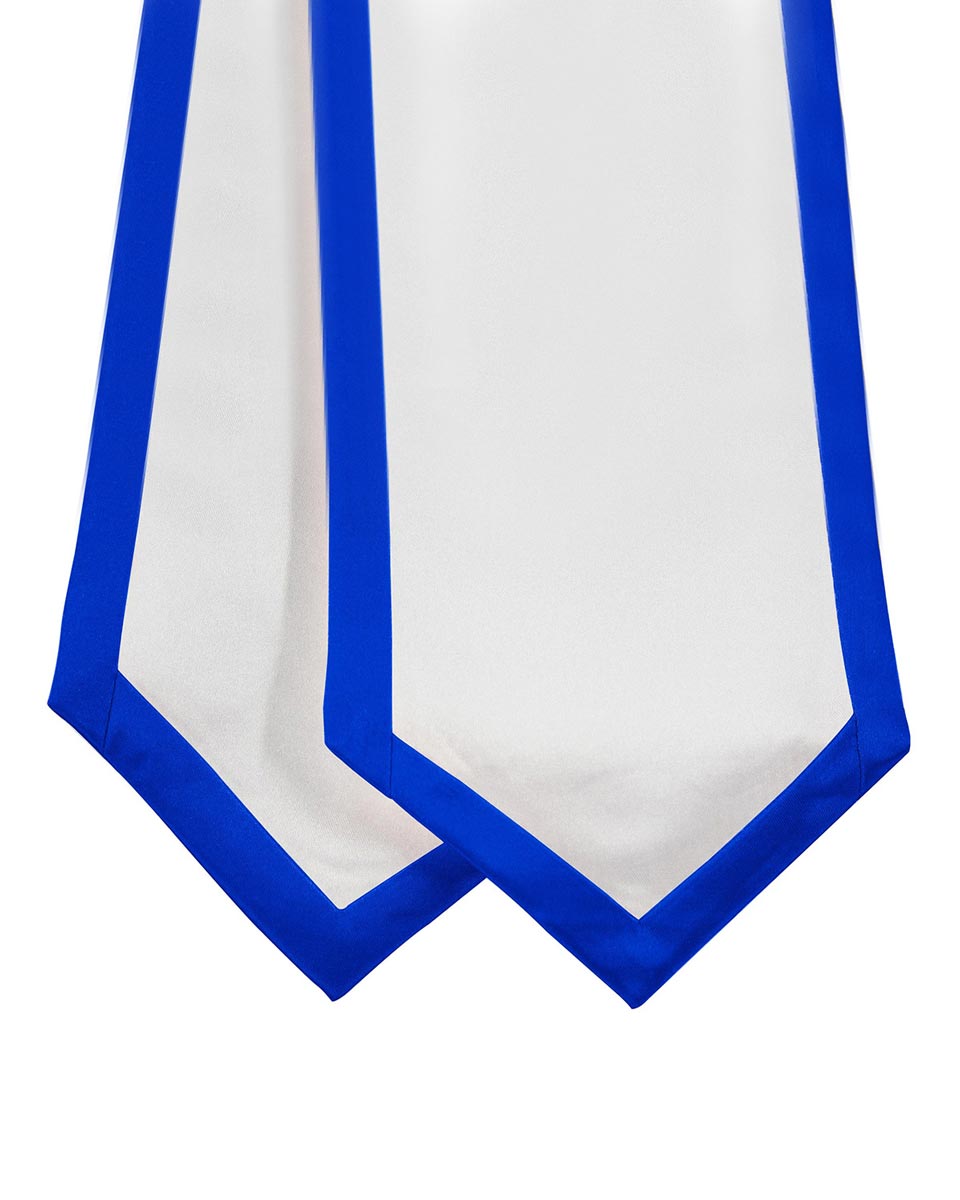 Graduation Stoles Classic End With Trim - 11 Colors Available