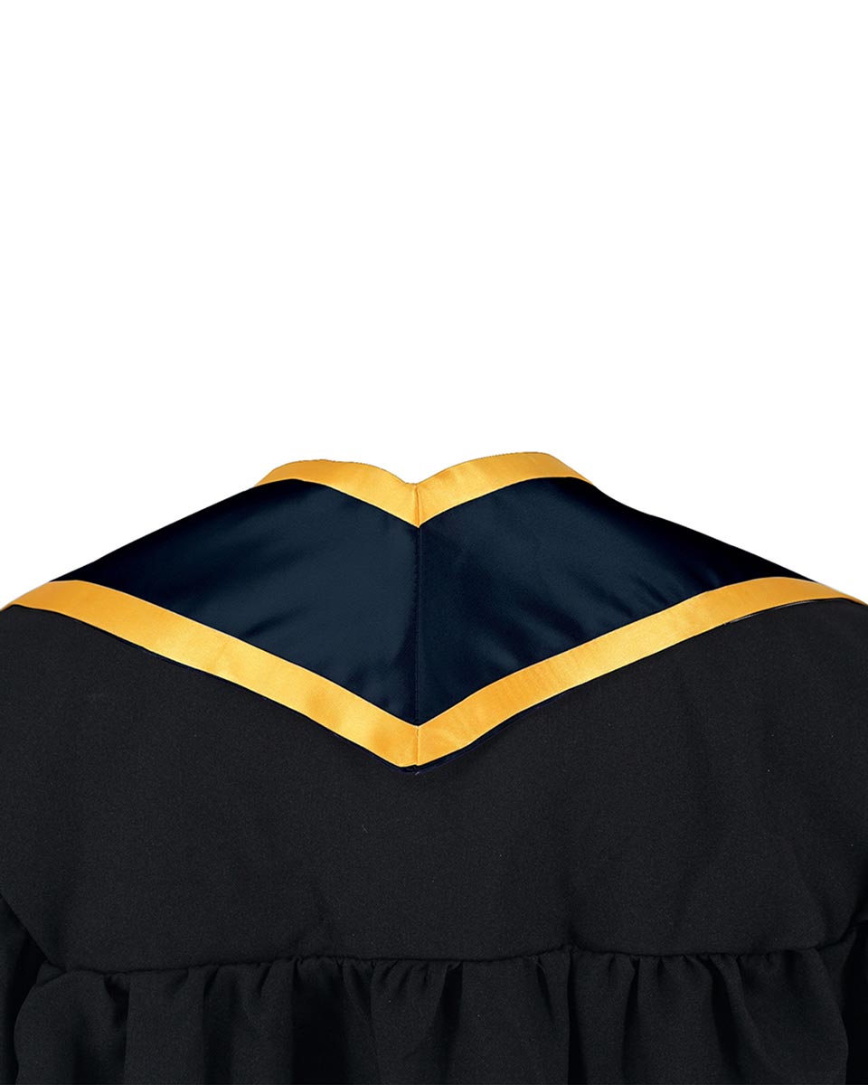Graduation Stole Angled End With Trim - 11 Colors Available