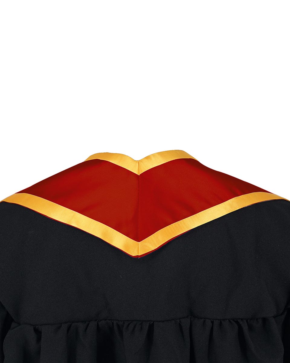 Graduation Stole Angled End With Trim - 11 Colors Available