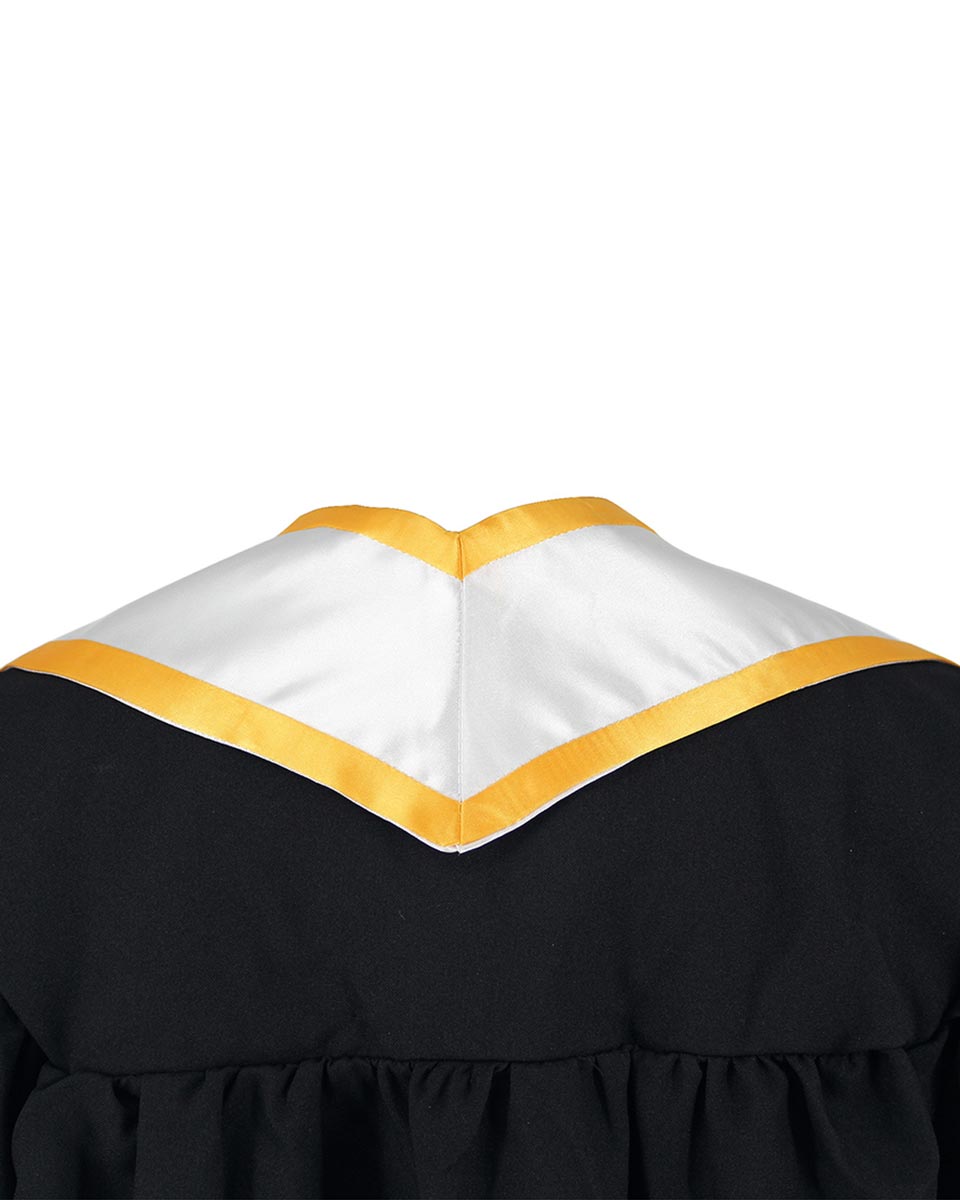 Graduation Stole Angled End With Trim - 11 Colors Available