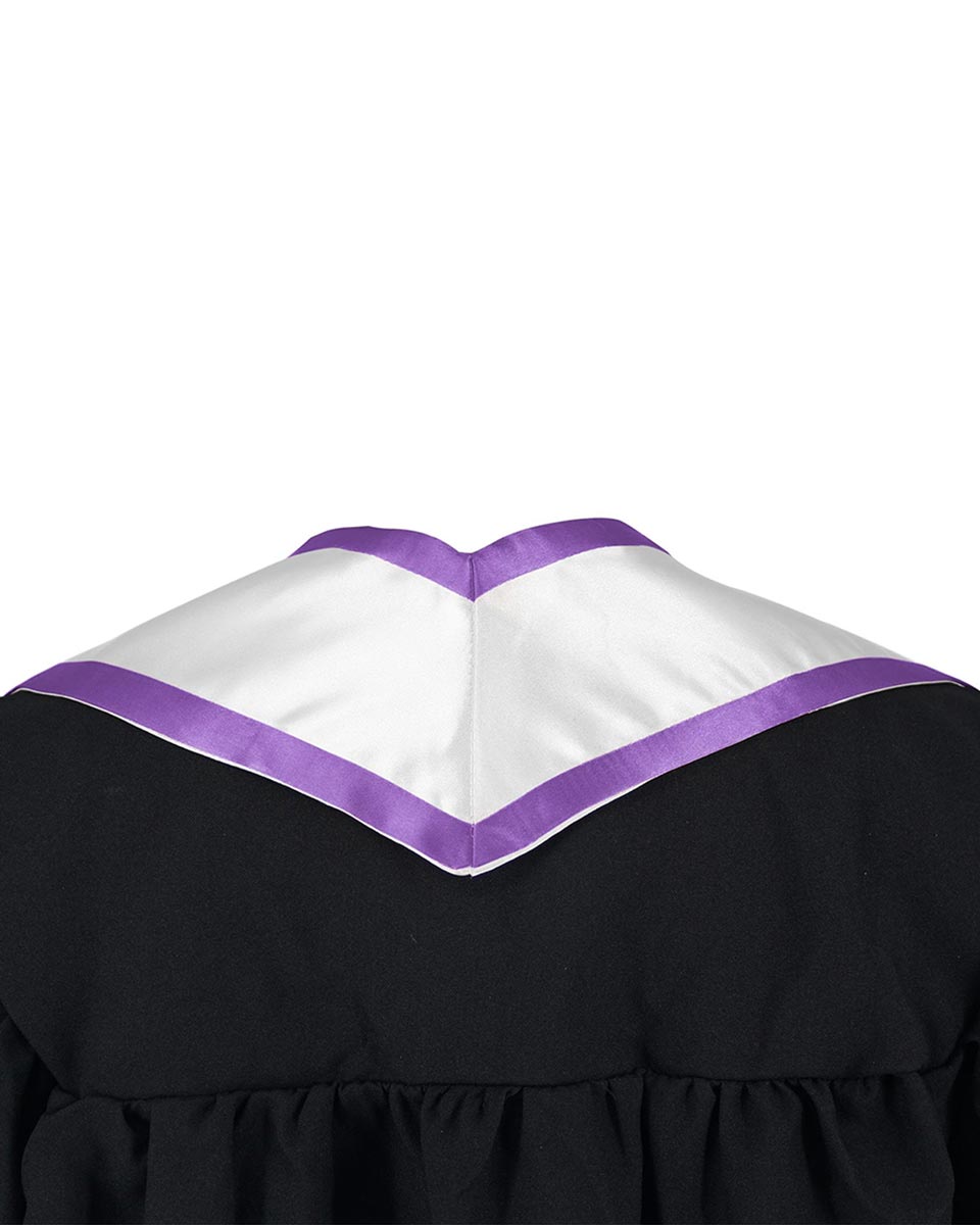 Graduation Stole Angled End With Trim - 11 Colors Available