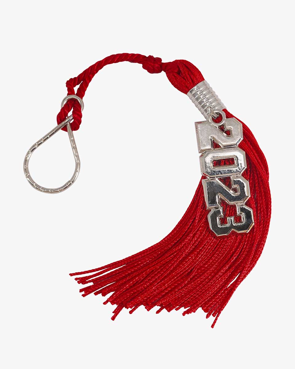 Tassel Keychain with Year Charm