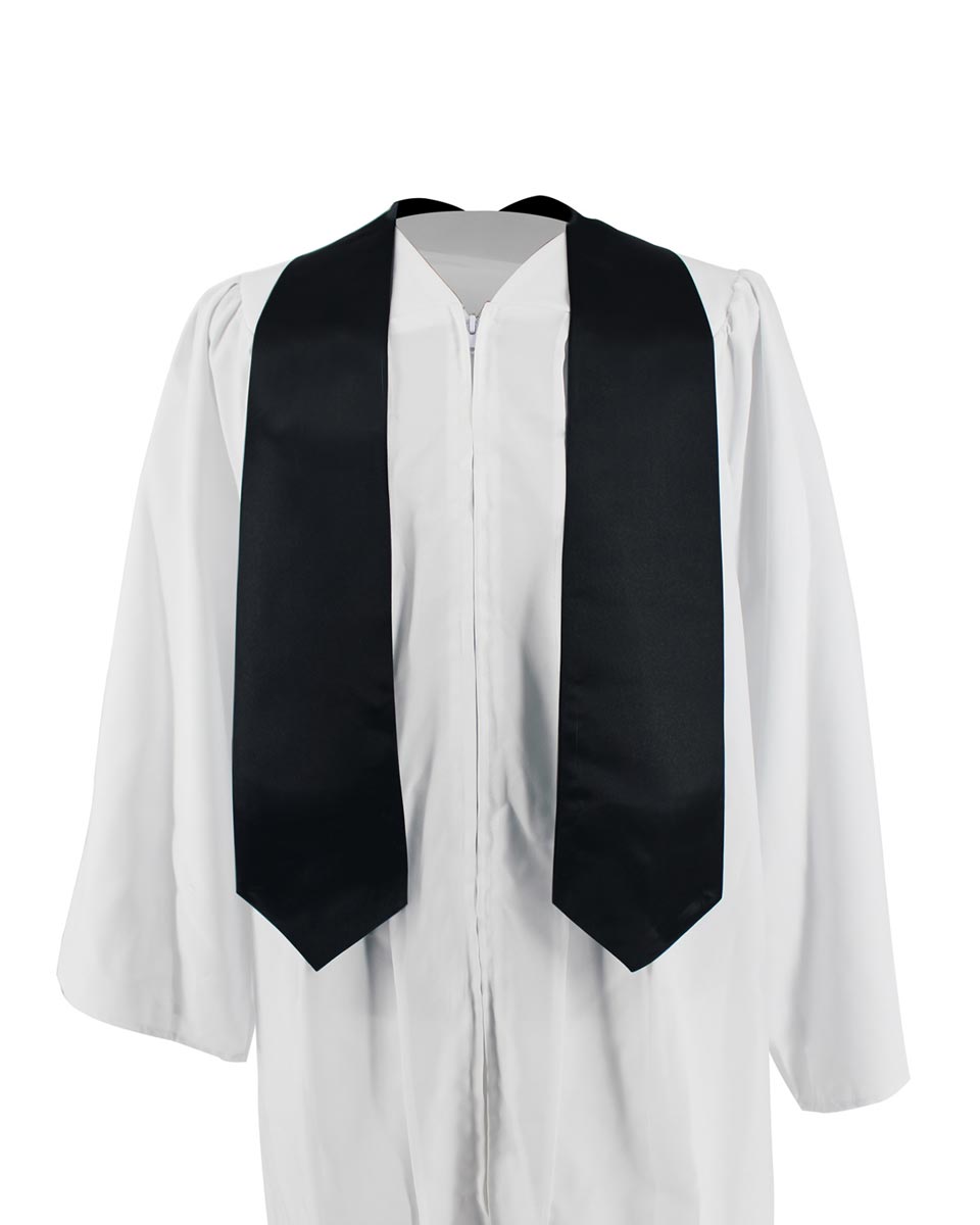 Plain Graduation Stole - 16 Colors Available