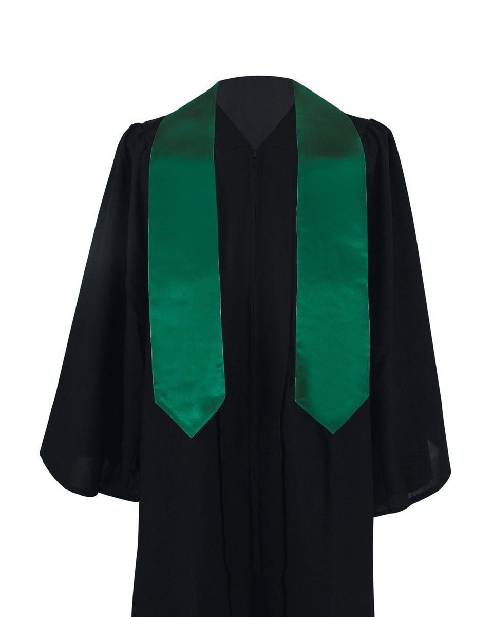 Plain Graduation Stole - 16 Colors Available