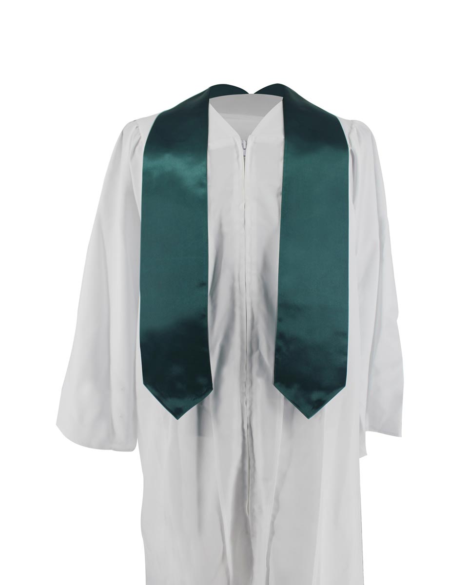 Plain Graduation Stole - 16 Colors Available