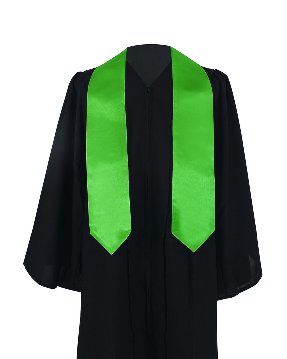 Plain Graduation Stole - 16 Colors Available