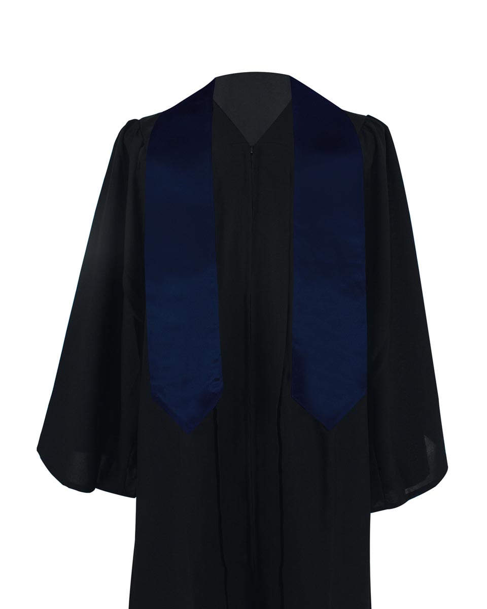 Plain Graduation Stole - 16 Colors Available