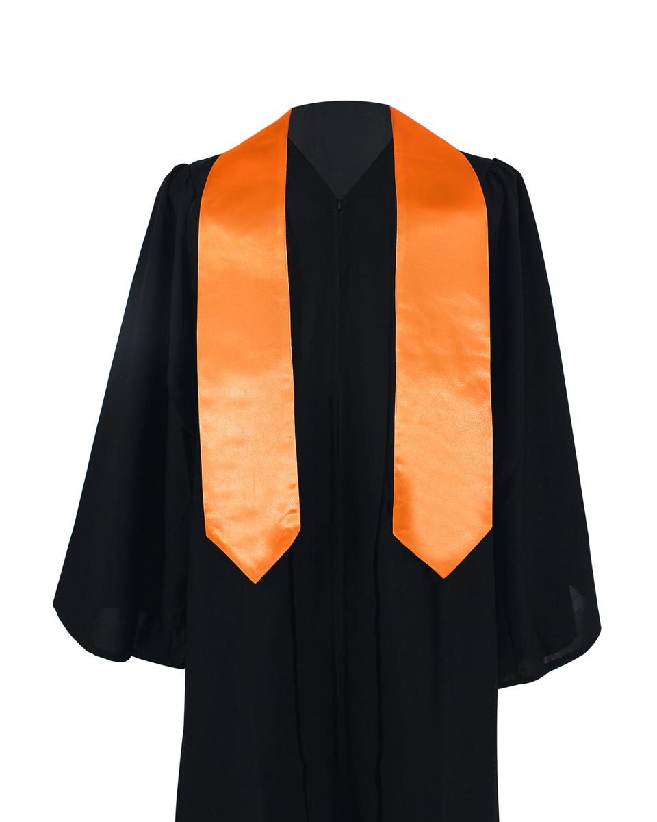 Plain Graduation Stole - 16 Colors Available