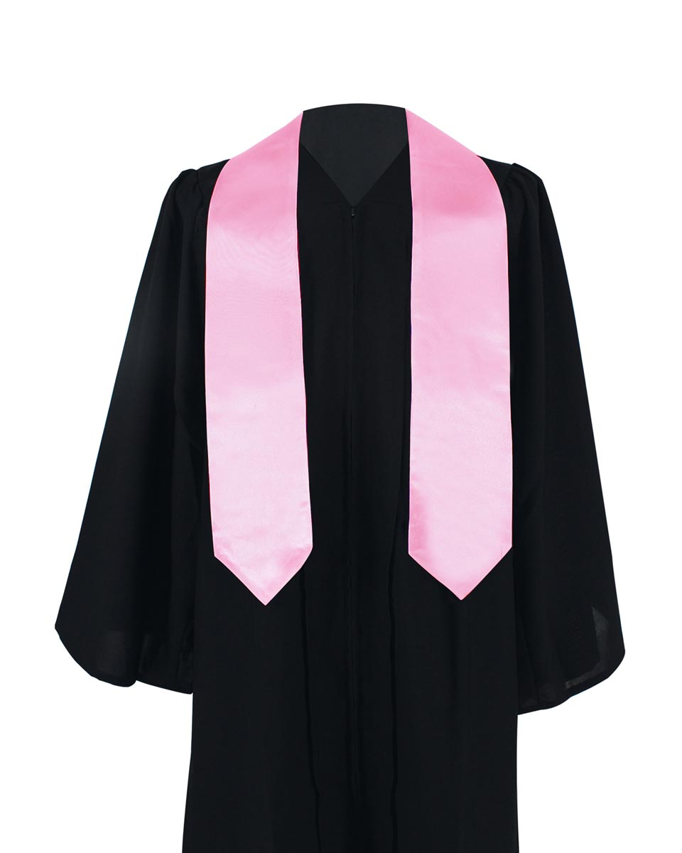 Plain Graduation Stole - 16 Colors Available