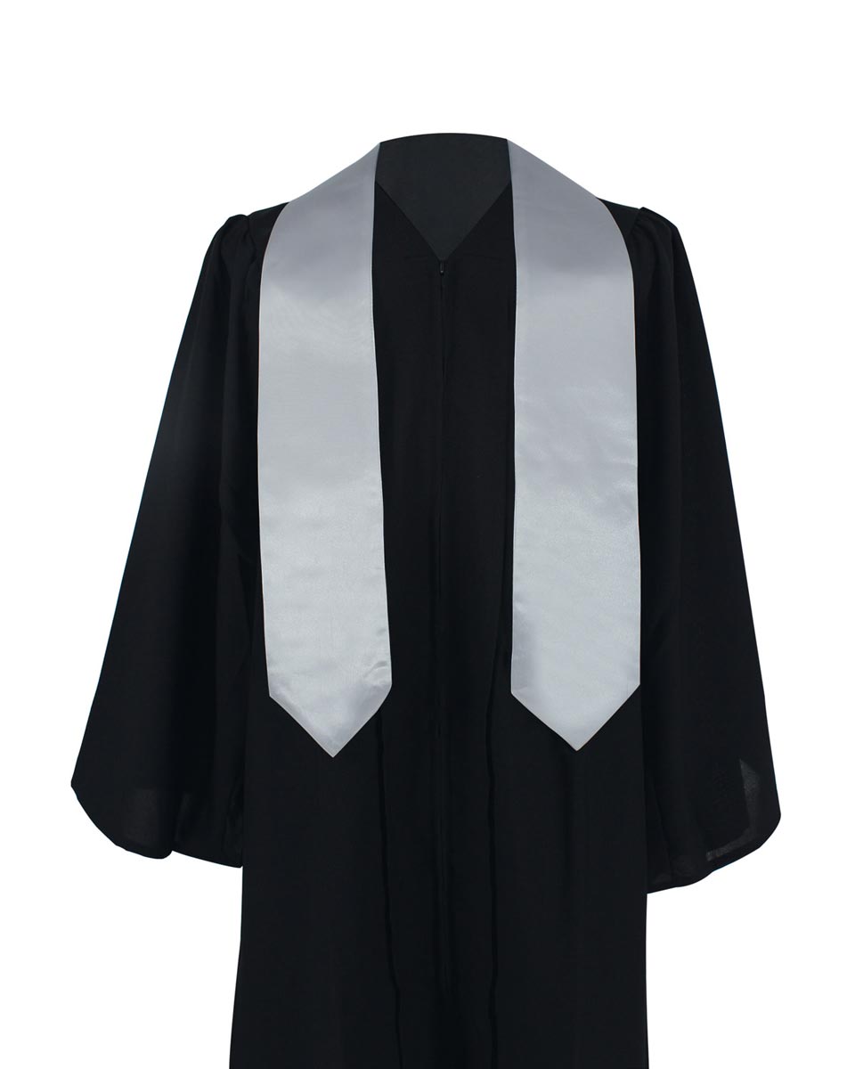 Plain Graduation Stole - 16 Colors Available