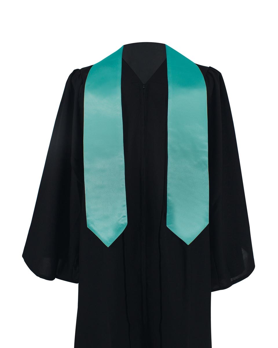 Plain Graduation Stole - 16 Colors Available