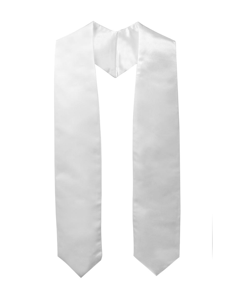 Plain Graduation Stole (Youth) - 15 Colors Available