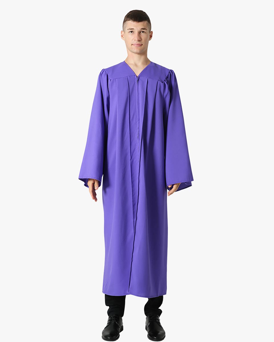 High School Premium Matte Graduation Gown Only - 12 Colors Available