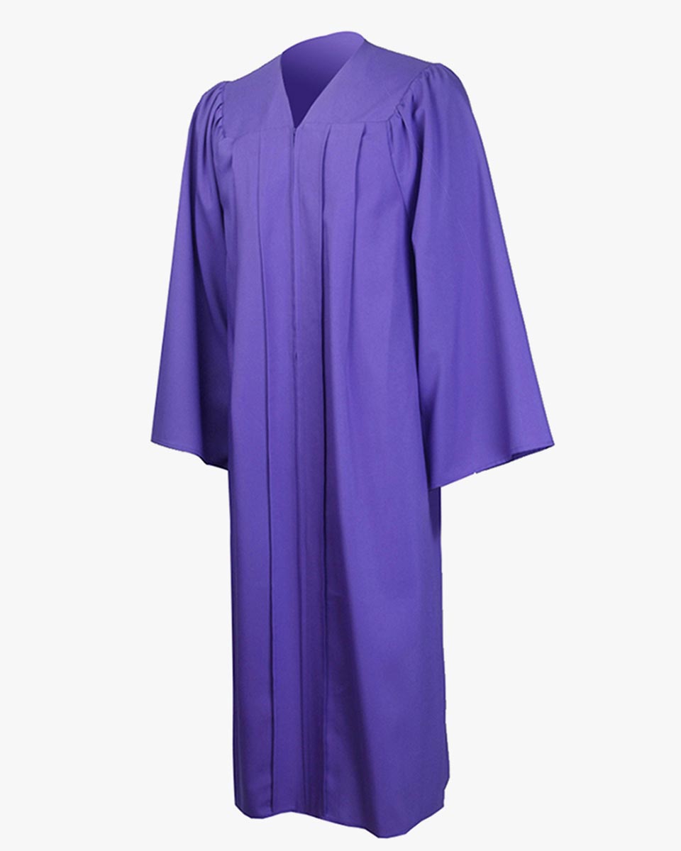 High School Premium Matte Graduation Gown Only - 12 Colors Available
