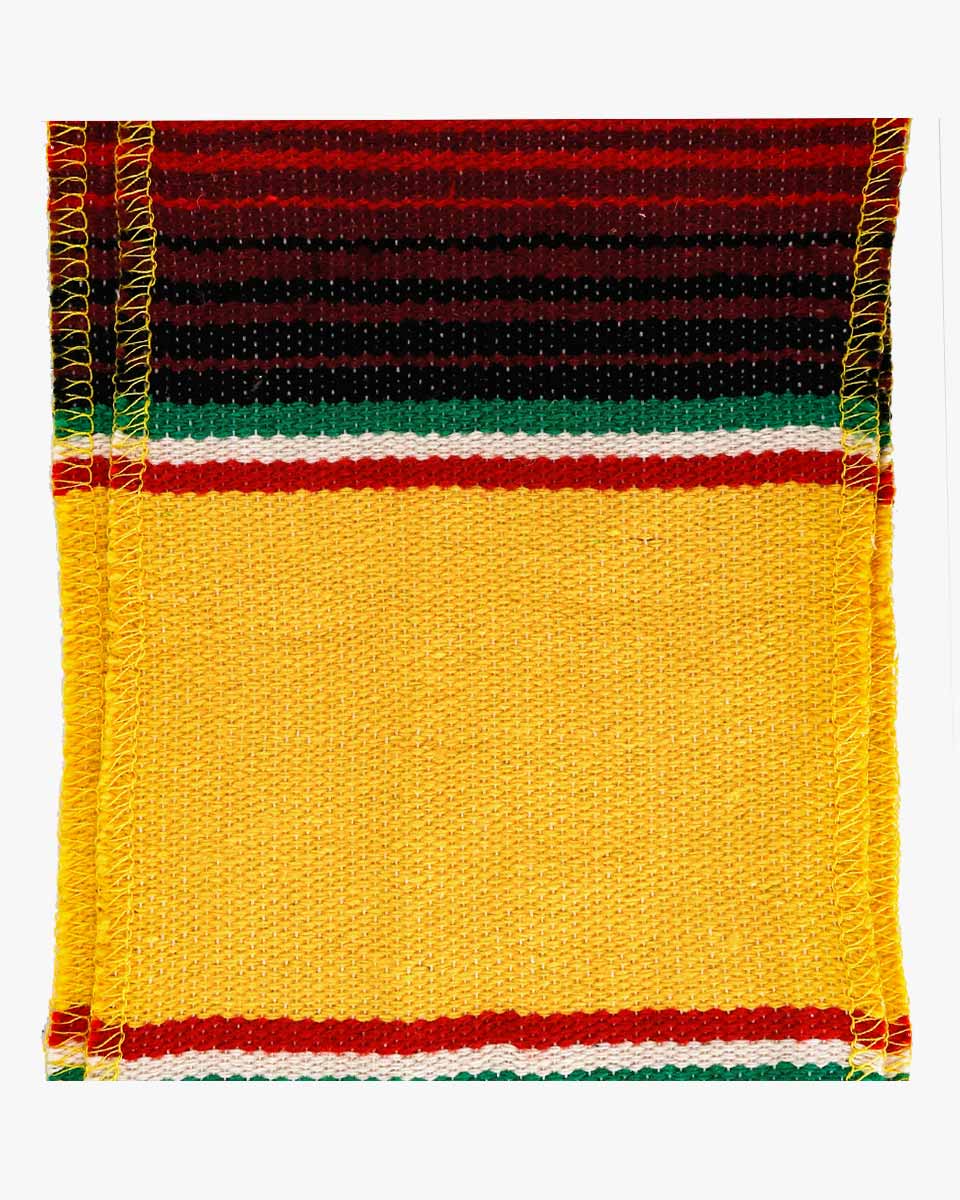 Mexican Serape Graduation Stole with White Tassel - 7 Colors Available