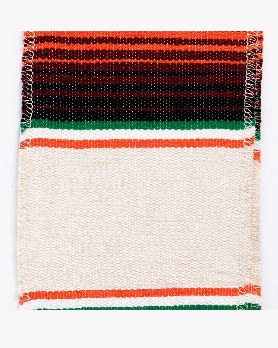 Mexican Serape Graduation Stole with White Tassel - 7 Colors Available