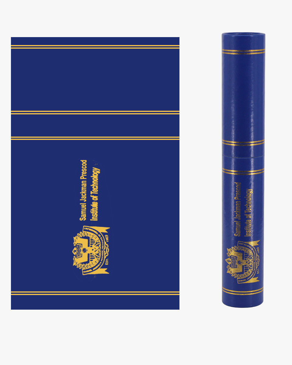 Custom Graduation Certificate Scroll Holder,Diploma Holder - Smooth Leatherette