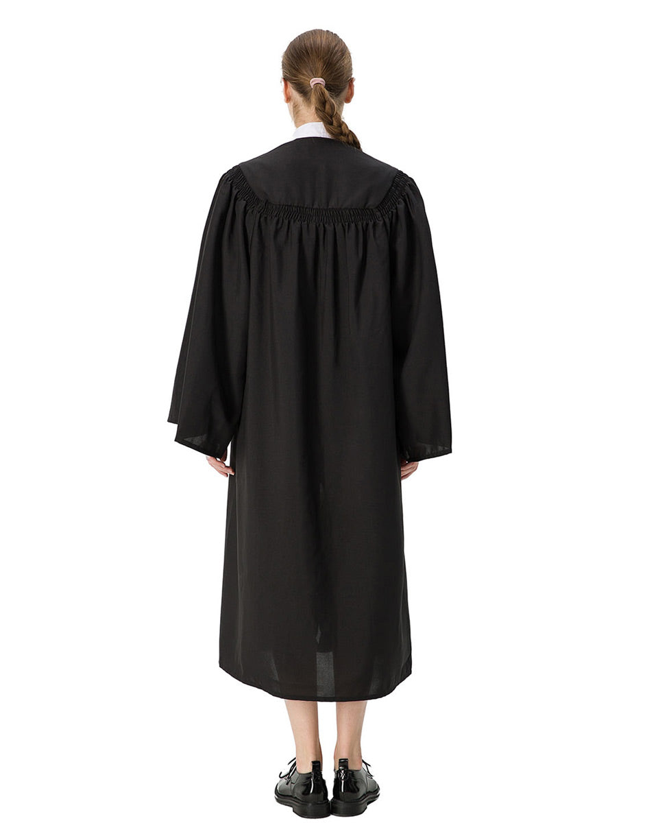 Deluxe Bachelor Graduation Gown Only - Black 51 (5'6"-5'8") Deluxe Bachelor Graduation Gown Only - Black 51 (5'6"-5'8")