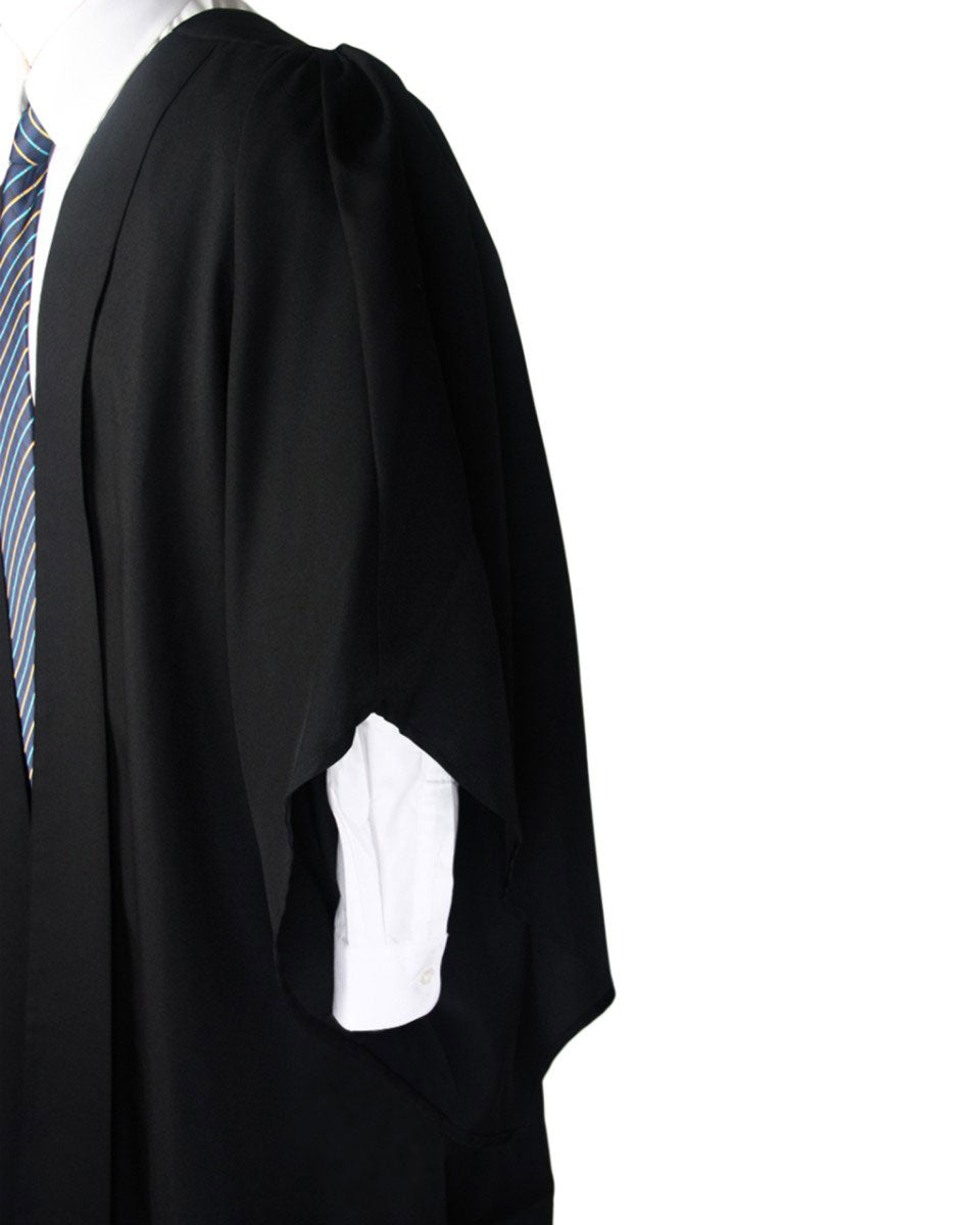 Deluxe Fluted Master Academic Gown & Mortarboard
