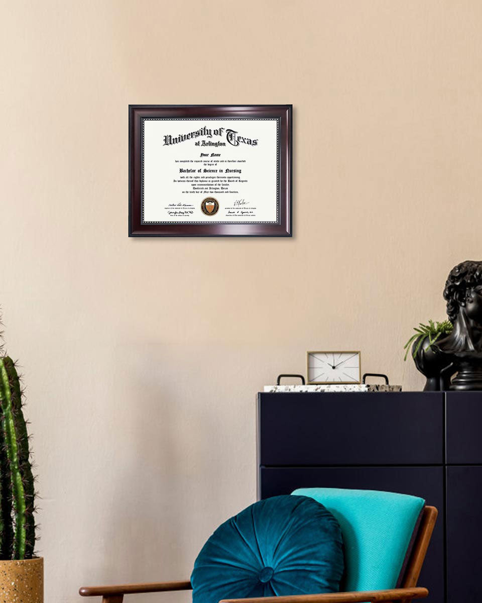 Certificate Document Frame with Gold Beaded for 8.5''*11'' Pack of 2 - 2 Colors Available