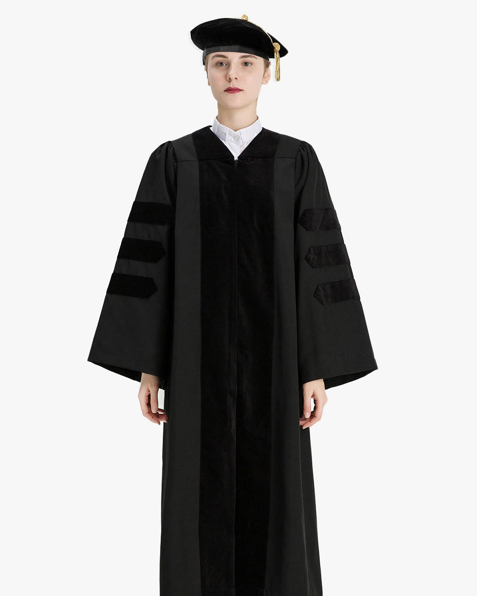 Graduation Gnp Economy Doctoral Graduation Gown Tam Package