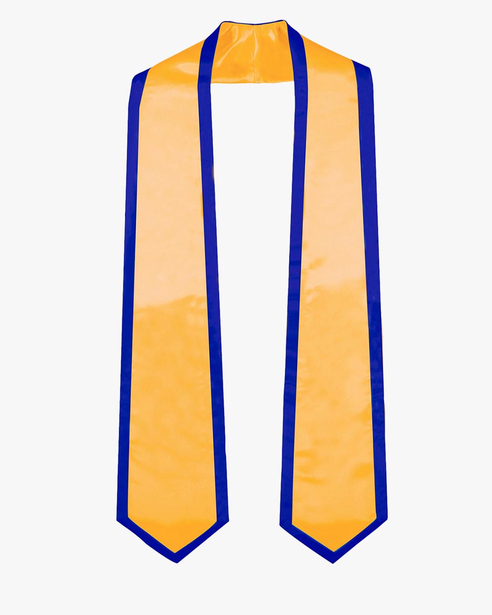GraduationMall Graduation Stoles Classic End With Trim - 11 Colors Available