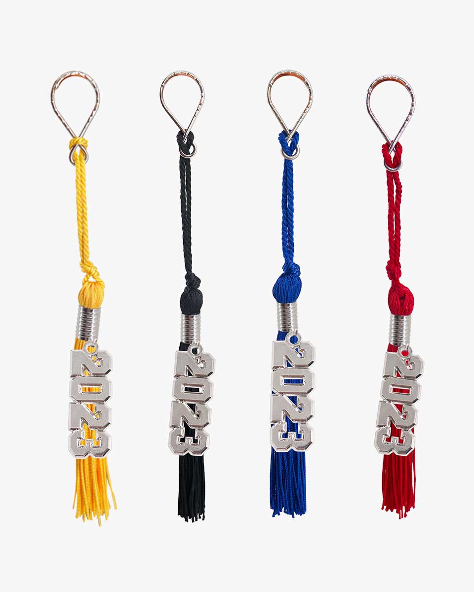 Tassel Keychain with Year Charm