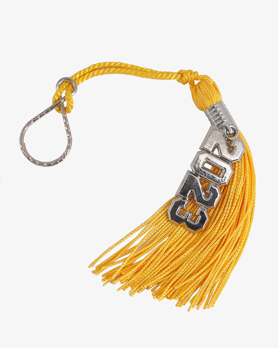 Tassel Keychain with Year Charm