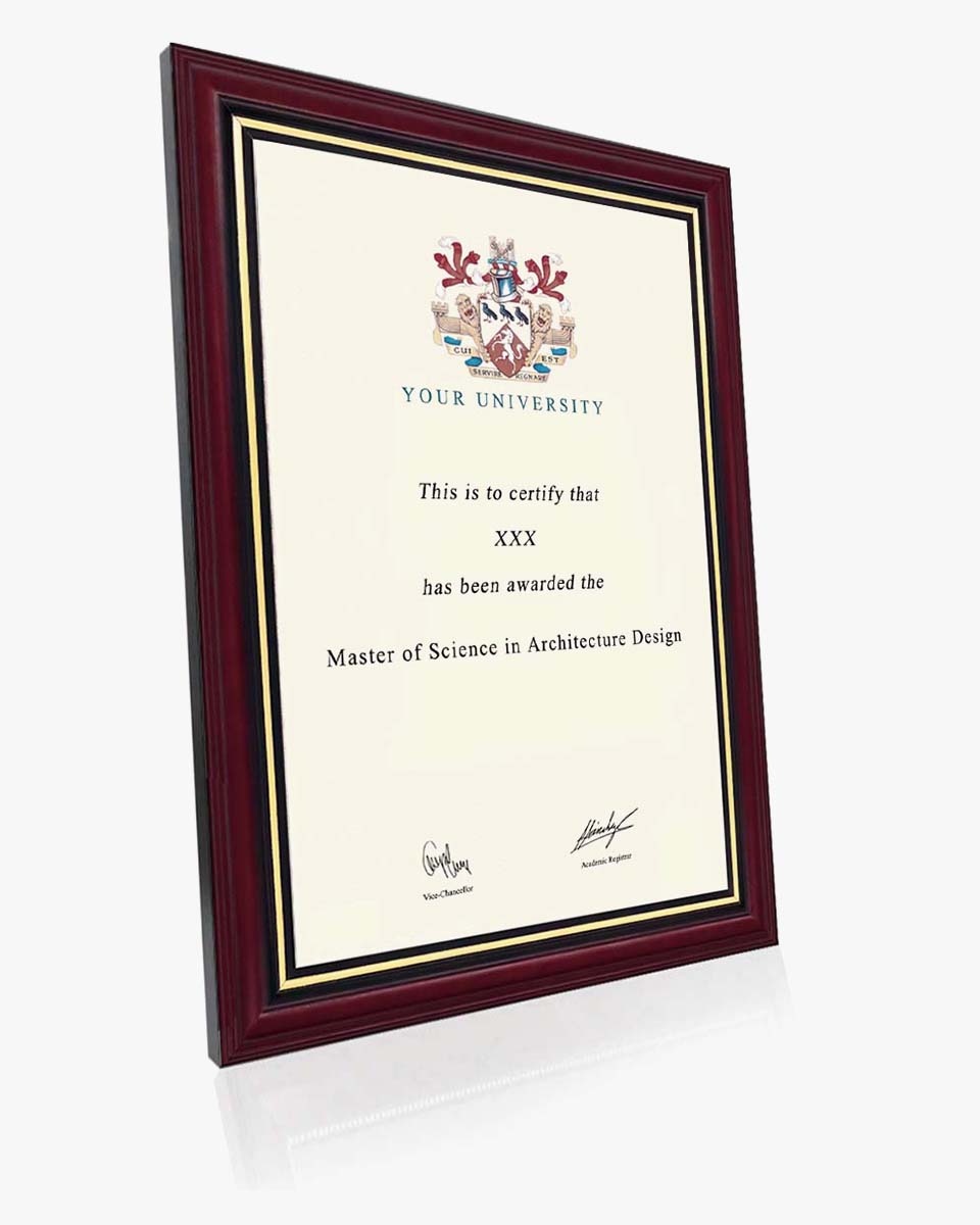 Solid Wood A4 Certificate Document Frame